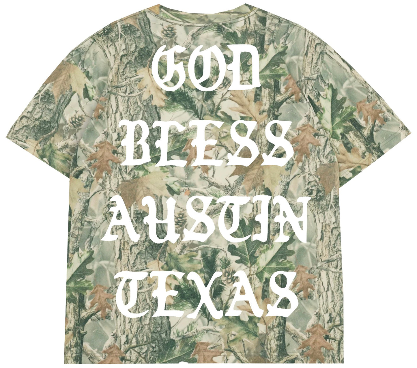 God Bless Texas Collection (Camo Shirt)