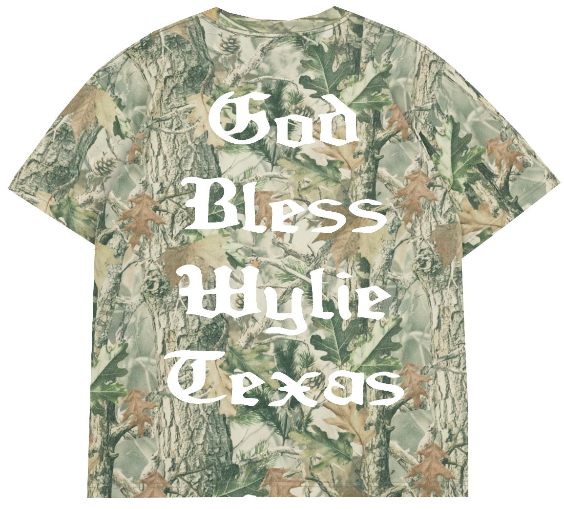 God Bless Texas Collection (Camo Shirt)