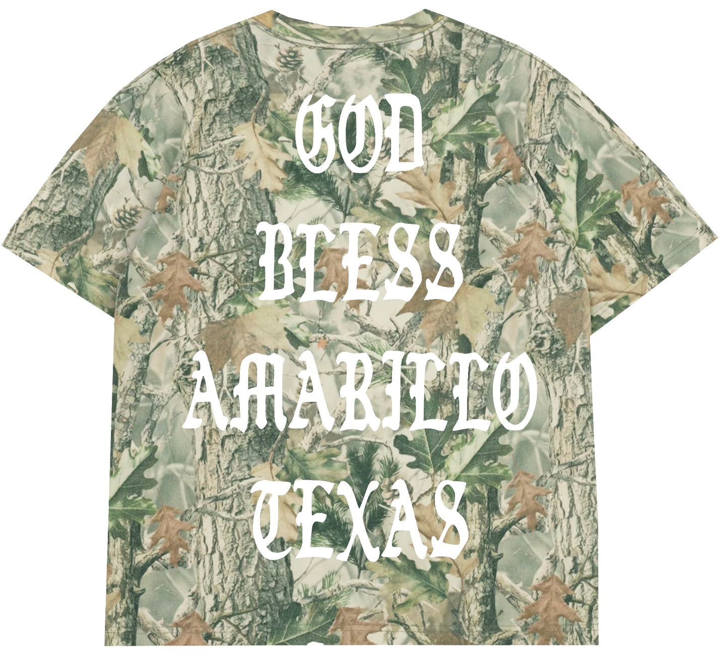 God Bless Texas Collection (Camo Shirt)