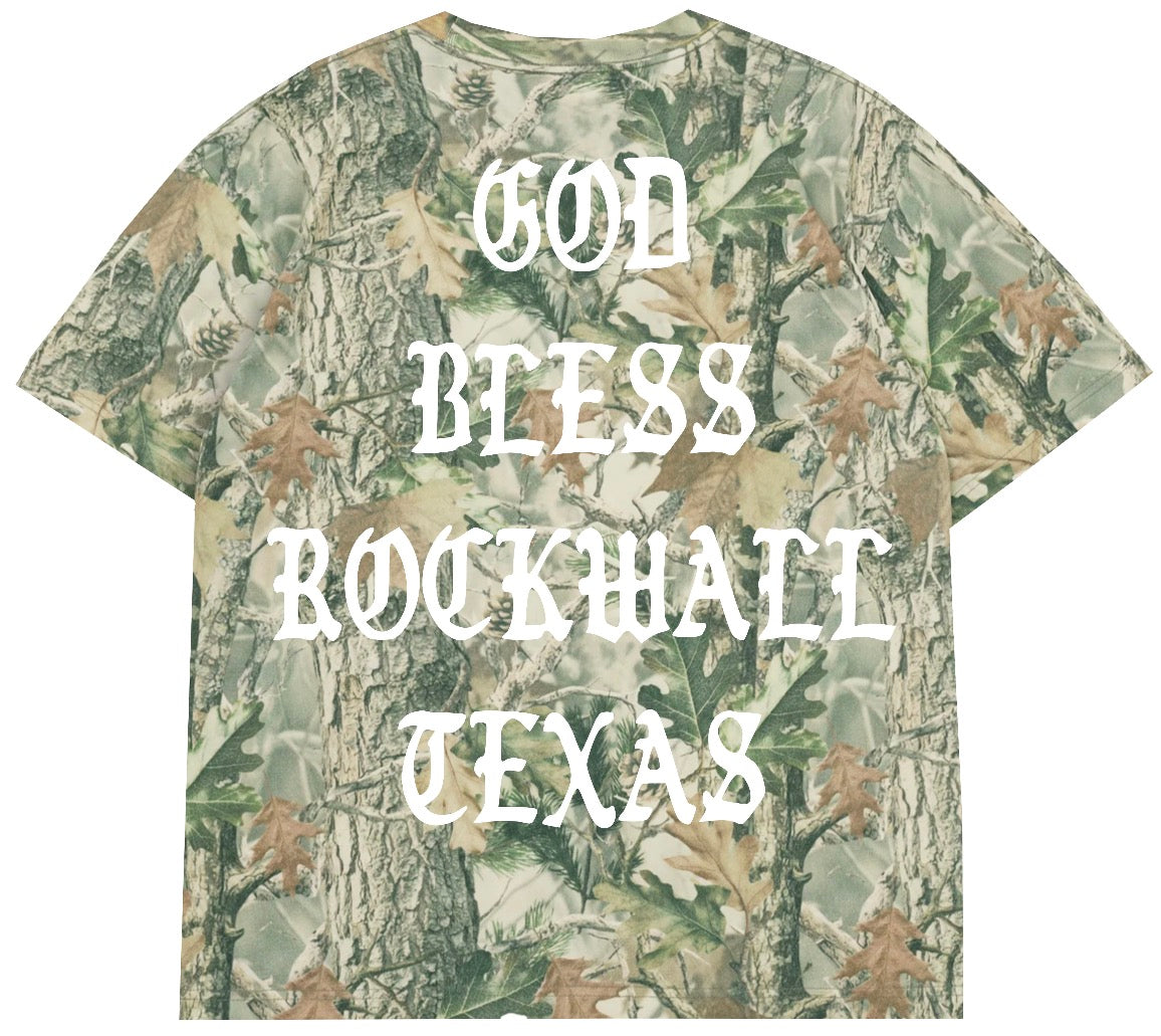 God Bless Texas Collection (Camo Shirt)