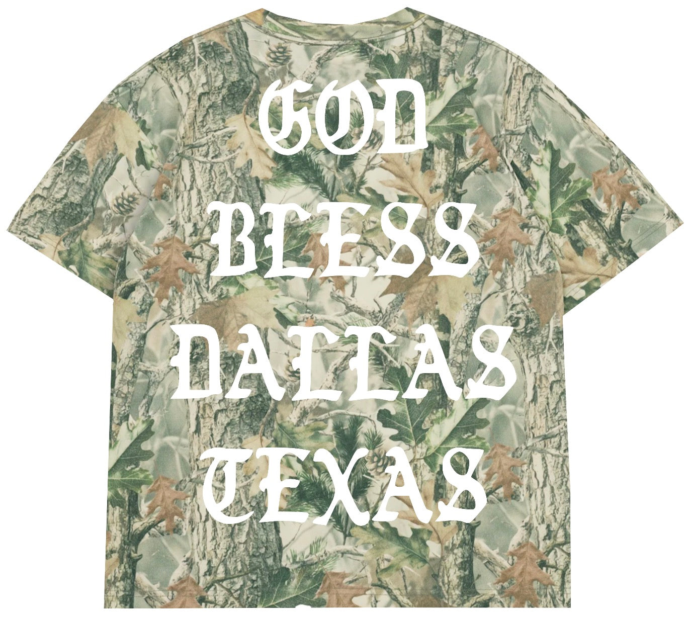 God Bless Texas Collection (Camo Shirt)