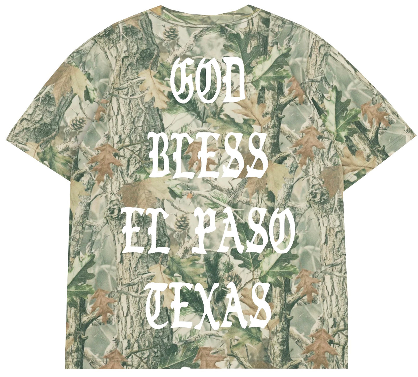 God Bless Texas Collection (Camo Shirt)