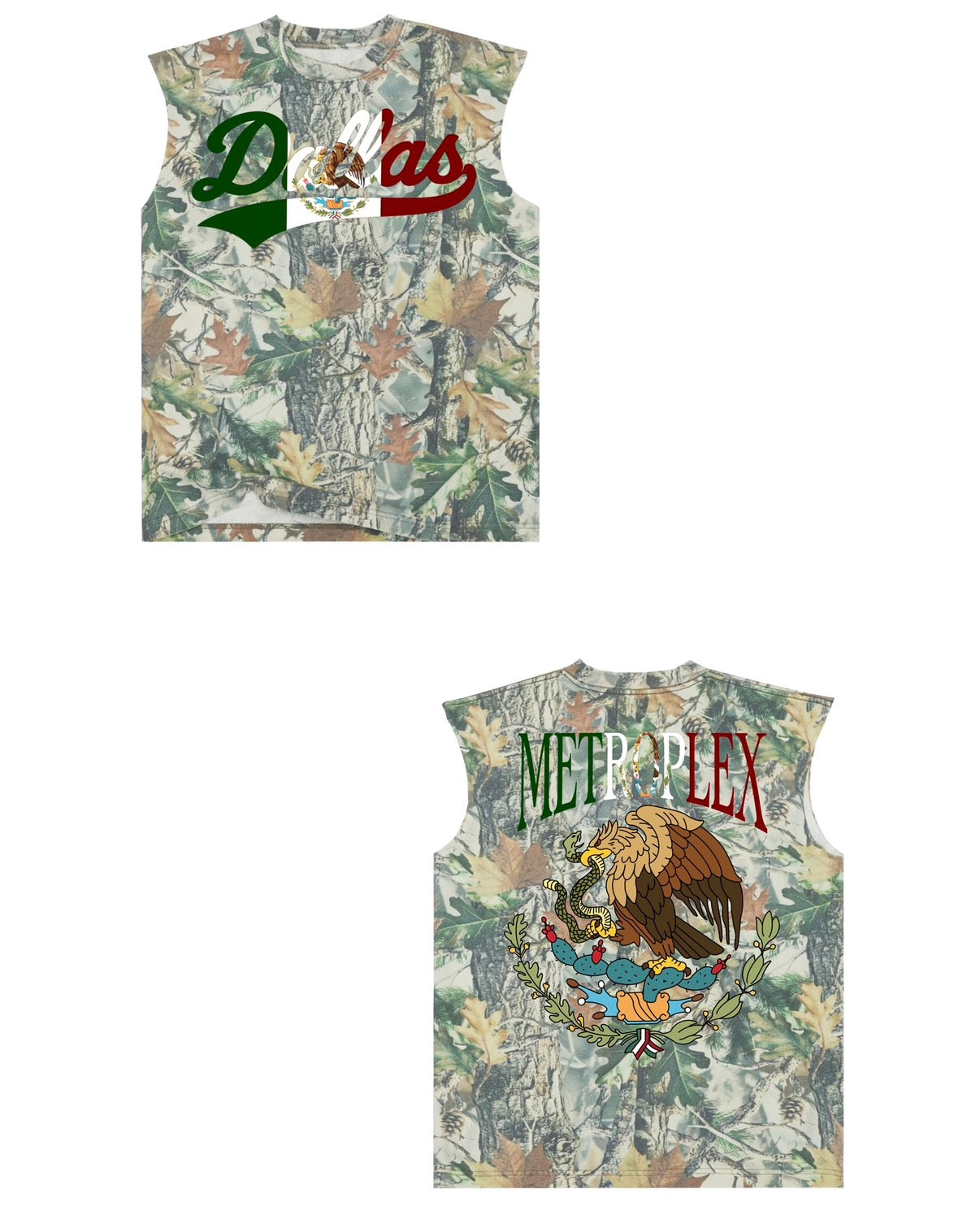 Sleeveless Camo