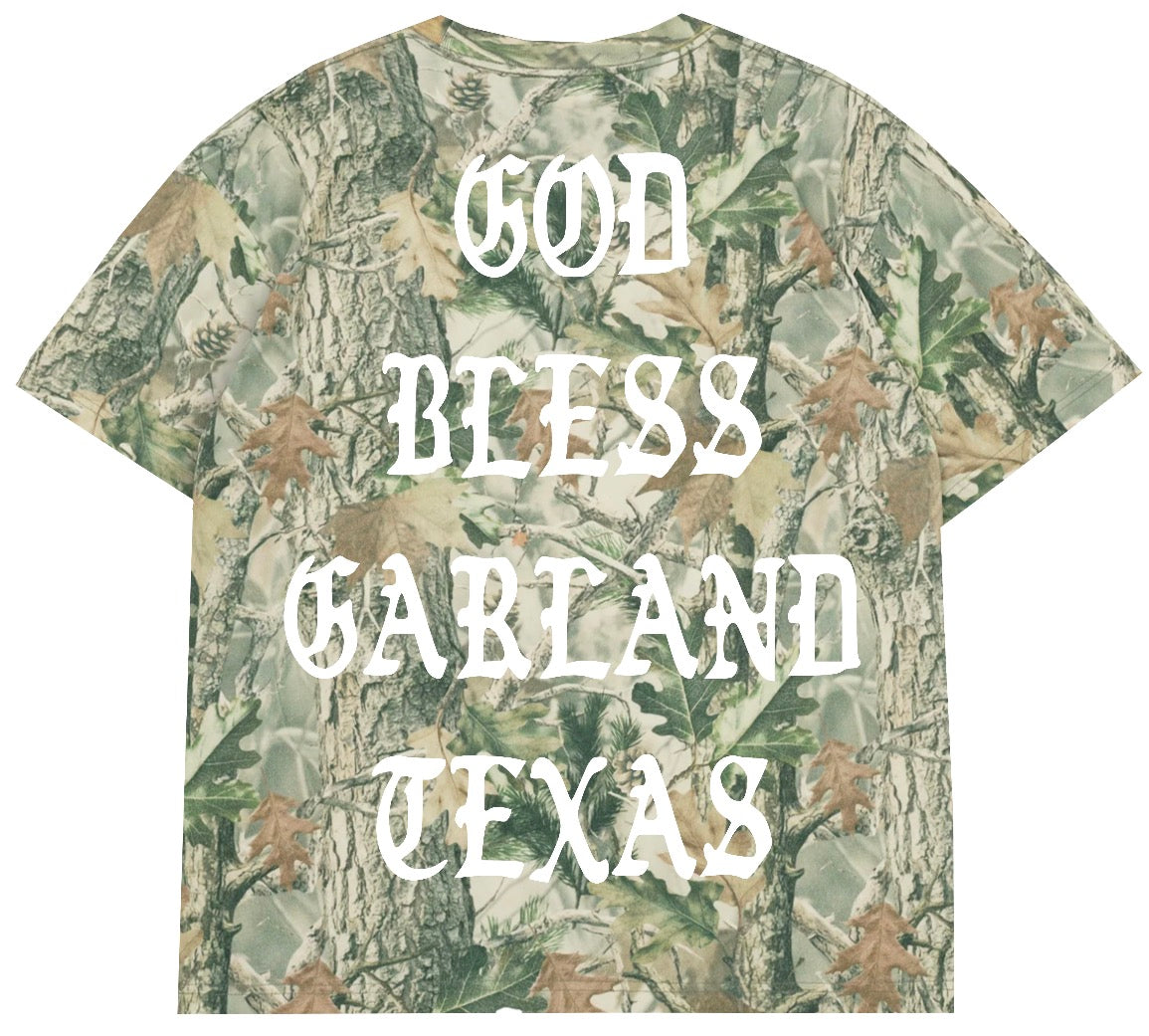 God Bless Texas Collection (Camo Shirt)